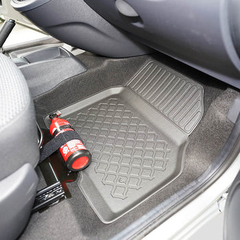 Gummimatten mit hohem Rand Mercedes Citan, baujahr 10.2012 - 08.2021, karosserie van 5-7 sitzplätzen, radstand l1, ohne 3. sitzreihe | 603028