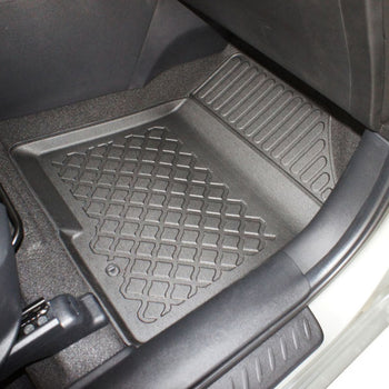 Gummimatten mit hohem Rand Kia Carens III, baujahr 04.2013 - 08.2019, karosserie van 5-7 sitzplätzen, ohne 3. sitzreihe | 603187