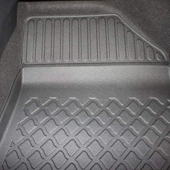 Gummimatten mit hohem Rand Kia Carens III, baujahr 04.2013 - 08.2019, karosserie van 5-7 sitzplätzen, ohne 3. sitzreihe | 603187