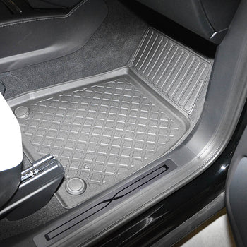 Gummimatten mit hohem Rand Tesla Model X, baujahr 10.2016 - 12.2020, karosserie suv 6-7 sitzplätze, vordere automatten | 653861