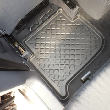 Gummimatten mit hohem Rand Volkswagen Touran I, baujahr 03.2003 - 08.2015, karosserie van 5-7 sitzplätzen, ohne 3. sitzreihe | 602551