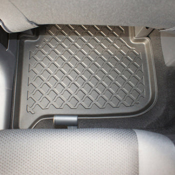 Gummimatten mit hohem Rand Volkswagen Touran I, baujahr 03.2003 - 08.2015, karosserie van 5-7 sitzplätzen, ohne 3. sitzreihe | 602551