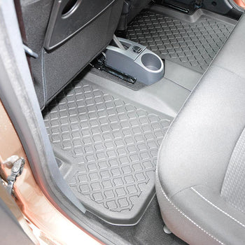 Gummimatten mit hohem Rand Dacia Lodgy, baujahr 07.2012 - bis heute, karosserie kombi 5-7 sitzplätzen, ohne 3. sitzreihe | 603052