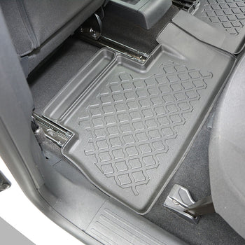 Gummimatten mit hohem Rand Citroen Berlingo e- EV, baujahr 09.2021 - 12.2022, karosserie van 5-7 sitzplätzen, ohne 3. sitzreihe | 603440