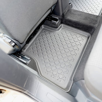 Gummimatten mit hohem Rand Volkswagen Caddy, baujahr 11.2020 - bis heute, karosserie van 5-7 sitzplätzen, ohne 3. sitzreihe | 603886