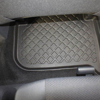 Gummimatten mit hohem Rand Volkswagen Touran I, baujahr 03.2003 - 08.2015, karosserie van 5-7 sitzplätzen, ohne 3. sitzreihe | 602551