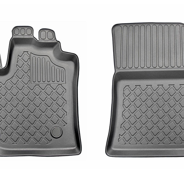 Gummimatten mit hohem Rand Dacia Dokker, baujahr 11.2012 - 09.2021, karosserie van 2-5 sitzplätzen, 1. sitzreihe | 653054