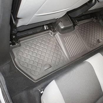 Gummimatten mit hohem Rand Peugeot Partner II, baujahr 2008 - 08.2018, karosserie van 5-7 sitzplätzen, ohne 3. sitzreihe | 602920