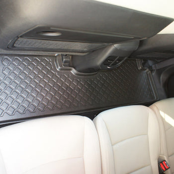 Gummimatten mit hohem Rand Kia Carens III, baujahr 04.2013 - 08.2019, karosserie van 5-7 sitzplätzen, ohne 3. sitzreihe | 603187