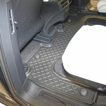 Gummimatten mit hohem Rand Tesla Model X Facelift, baujahr 01.2021 - bis heute, karosserie suv, 6 Sitzplätze, 2. Sitzreihe #3