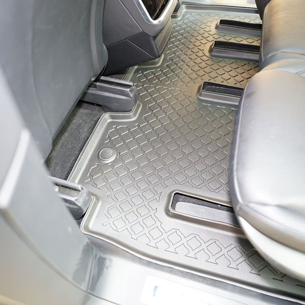 Gummimatten mit hohem Rand Tesla Model X Facelift, baujahr 01.2021 - bis heute, karosserie suv 5-7 sitzplätzen, 2. und 3. sitzreihe | 683875