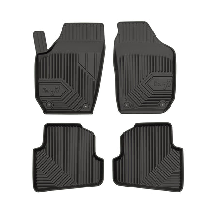 Gummimatten mit hohem Rand Volkswagen Polo IV, baujahr 11.2001 - 2009, karosserie limousine | 77407220