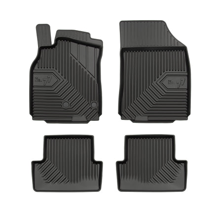 Gummimatten mit hohem Rand Renault Megane III, baujahr 11.2008 - 12.2015, karosserie limousine | 77407381
