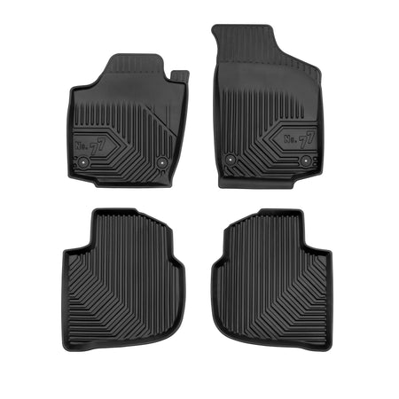 Gummimatten mit hohem Rand Skoda Rapid, baujahr 10.2012 - 03.2019, karosserie kombi | 77407480