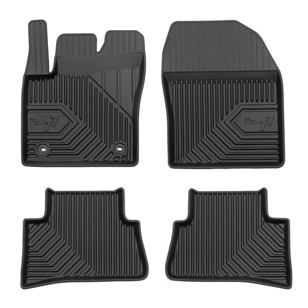 Gummimatten mit hohem Rand Toyota C-HR Hybrid, baujahr 01.2017 - 12.2023, karosserie suv entspricht nicht dem phev | 77407732