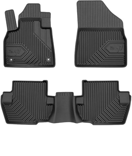 Gummimatten mit hohem Rand Citroen DS 5 Hybrid, baujahr 03.2011 - 12.2018, karosserie schrägheck #3