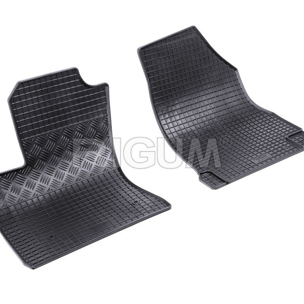 Auto Fußmatten Fiat Doblo II, baujahr 2010 - 06.2022, karosserie van, 2 Sitzplätze #1