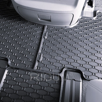 Auto Fußmatten Hyundai Staria, baujahr 2022 - bis heute, karosserie van 7 sitzplätze, 2. und 3. sitzreihe | 905922