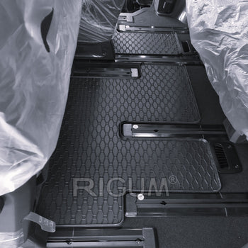 Auto Fußmatten Hyundai Staria, baujahr 2022 - bis heute, karosserie van 2. und 3. sitzreihe, 9 sitzplätze | 905939