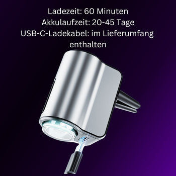 Set Amos Mini Pink – grauer Aromadiffusor + lila Set mit 7 Ersatzdüften