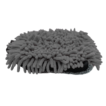 AMOS Powerfluff Ultra-saugfähiges Mikrofaser-Trockentuch, 1000 GSM, 60x80 cm, Grau + GRATIS Handschuh