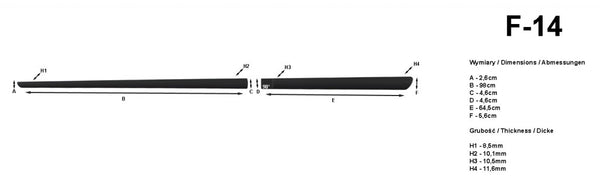 Türschutz-/Zierleisten Ford Focus III, baujahr 03.2011 - 08.2018, karosserie schrägheck, Facelift, 5 Türen #20