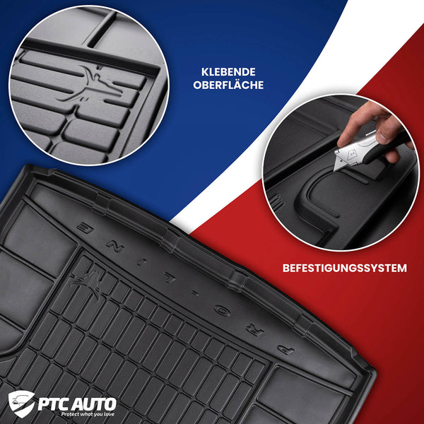 Kofferraumwannen BMW 7er Reihe E66, karosserie limousine, baujahr 09.2001 - 2008, normales reserverad | TM406742