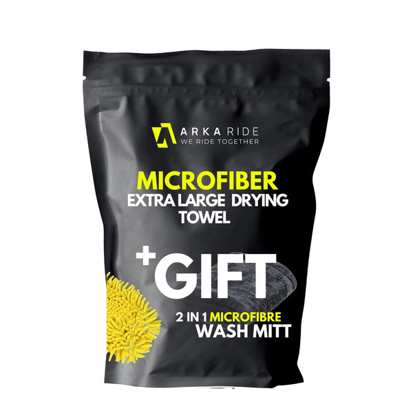 Ultra großes Mikrofaser-Mikrofaserhandtuch + GIFT-Handschuh