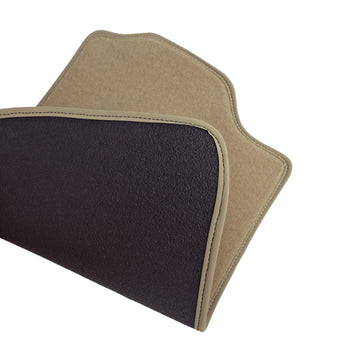 Autoteppiche (beige) Volkswagen Polo IV, baujahr 11.2001 - 2009, karosserie limousine, ovales Befestigungssystem | 1088954BEIGE