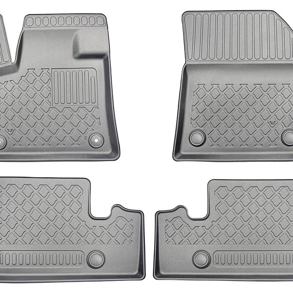 Gummimatten mit hohem Rand Peugeot 3008 II, baujahr 11.2016 - bis heute, karosserie suv entspricht nicht dem hybrid und hybrid4 modell, mit focal hi-fi-system | 603573