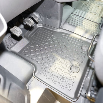 Gummimatten mit hohem Rand Ford Transit Custom, baujahr 01.2013 - 06.2023, karosserie van 2 sitzplätzen, automatikgetriebe | 653125