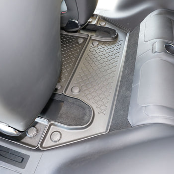 Gummimatten mit hohem Rand Tesla Model X Facelift, baujahr 01.2021 - bis heute, karosserie suv, 6 Sitzplätze, 3. Sitzreihe #1