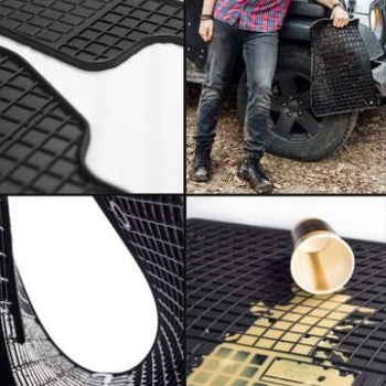 Auto Fußmatten Hyundai Santa Fe IV, baujahr 08.2018 - 2020, karosserie suv | ET411142