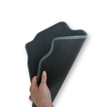 Autoteppiche (schwarz) Hyundai I10 I, baujahr 2008 - 2013, karosserie schrägheck, rundes Befestigungssystem | 1027654GRAY