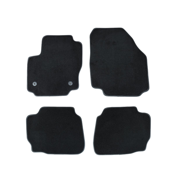 Autoteppiche (schwarz) BMW 5er Reihe E61, baujahr 06.2004 - 2010, karosserie kombi, original BMW Klemmsysteme | 1007754BLACK