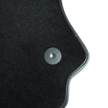 Autoteppiche (schwarz) Citroen C3 I, baujahr 2002 - 2009, karosserie schrägheck, universelles Klemmsysteme | 1012554BLACK