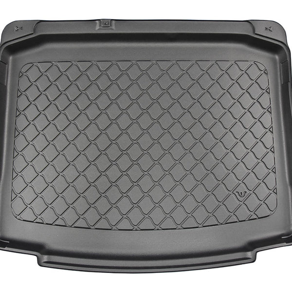 Kofferraumwannen Skoda Karoq, karosserie suv, baujahr 2017 - bis heute, unteren kofferraumboden, schmal reserverad #1 - 1