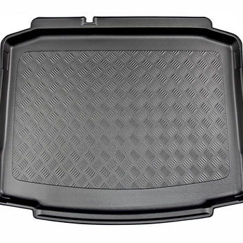 Kofferraumwannen Skoda Karoq, karosserie suv, baujahr 2017 - bis heute, unteren kofferraumboden, schmal reserverad #1 - 5