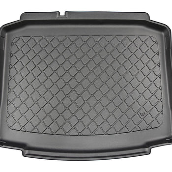 Kofferraumwannen Skoda Karoq, karosserie suv, baujahr 2017 - bis heute, unteren kofferraumboden, schmal reserverad #1 - 5