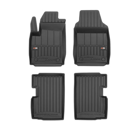 Gummimatten mit hohem Rand Fiat 500, baujahr 09.2007 - bis heute, karosserie schrägheck #1