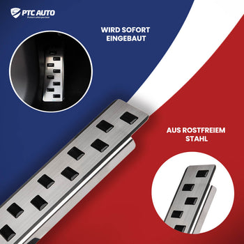 Edelstahl Fußstütze Pedalkappen Renault Laguna III, baujahr 07.2007 - 04.2016, karosserie kombi #1 - 2