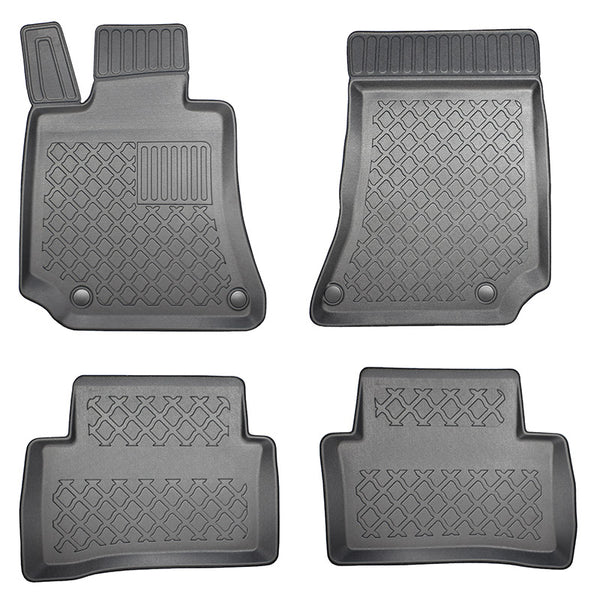 Gummimatten mit hohem Rand Mercedes E-Klasse W212, baujahr 03.2009 - 03.2016, karosserie limousine #1 - 1