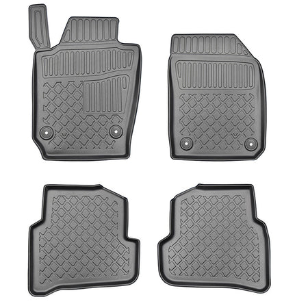 Gummimatten mit hohem Rand Skoda Fabia III, baujahr 11.2014 - bis heute, karosserie schrägheck #2