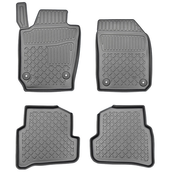 Gummimatten mit hohem Rand Skoda Fabia III, baujahr 11.2014 - bis heute, karosserie schrägheck #2 - 1