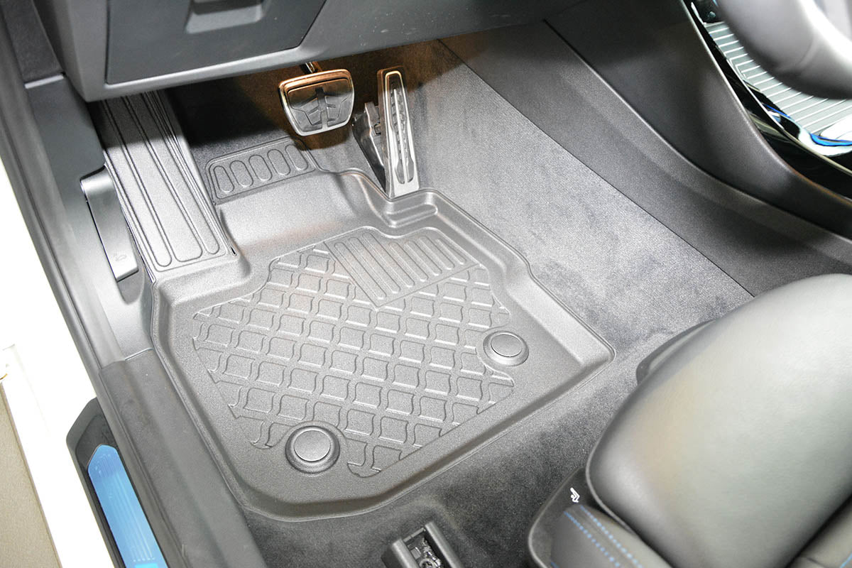 Gummimatten Fußmatten 1.5 Cm Rand Kompatibel Mit BMW 5 5er