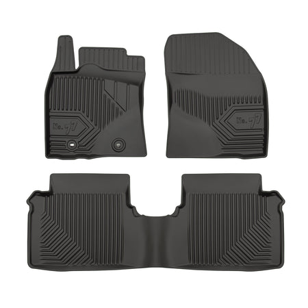 Gummimatten mit hohem Rand Toyota Avensis III, baujahr 01.2009 - 08.2018, karosserie limousine #1