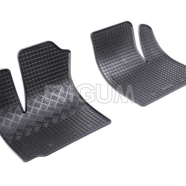 Auto Fußmatten Fiat Doblo I, baujahr 2001 - 2010, karosserie van, 2 sitzplätze #1 - 1