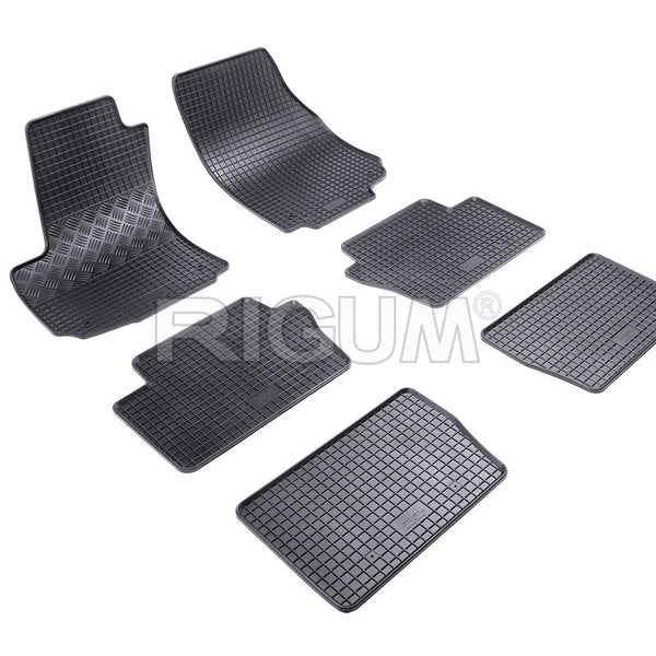 Auto Fußmatten Opel Zafira B, baujahr 05.2005 - 2014, karosserie van, 7 sitzplätze #1 - 1