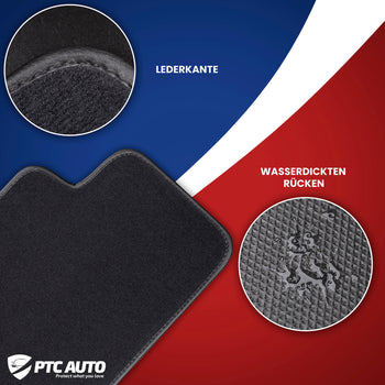 Autoteppiche (schwarz) Volvo S60 II, baujahr 06.2010 - 09.2018, karosserie limousine #1 - 3