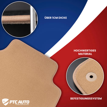 Autoteppiche (beige) Ford Focus II, baujahr 2004 - 02.2011, karosserie kombi #2 - 3